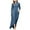 Light Blue Dress for Women, variant on Women's Maxi Shirt Denim Dress Solid Long Sleeve Autumn Dresses Turndown Collar Boho Button Leisure Comfy Vintage Holiday Black S