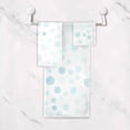 thumbnail image 5 of Dreamtimes 3 PCS Towel Light Blue Snowflakes Cotton Bath Towel Set (1 Bath Towel, 1 Hand Towel, 1 Washcloth) for Bathroom, Super Soft and Quick Dry Towels, 5 of 7