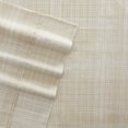 thumbnail image 3 of iEnjoy Home 4-PC Thatch Print Cal King Bed Sheet Set in Ray Tan/White, 3 of 3