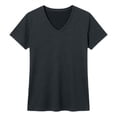 thumbnail image 4 of Ladies Shirts Summer Top for Women Cozy Thick Double- Long-Lasting Warm Base Layer Short Sleeve Tennis T-Shirt for Daily Wear in Autumn Winter Dark Gray XL, 4 of 5