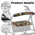 thumbnail image 5 of HELLHERO Flower Walker Rollator Seat Back Cover Walker Seat Covers with Non-Slip Fit Easy to Clean Protection Covers for Elderly, 5 of 7