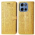 thumbnail image 2 of Funda Cartera FOXDOCK para Motorola Moto G 2025 , Flip PU con Relieve de Gatos y Perros, Tarjetero y Soporte, 2 of 6