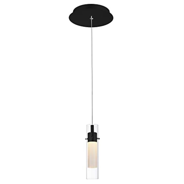 CWI Lighting Olinda LED Integrated Black Mini Pendant