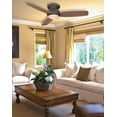 thumbnail image 2 of Ceiling Fan With Light Kit In Traditional Style 11 Inches Tall By 52 Inches Wide-Oil Rubbed Bronze Finish-Medium Maple Blade Color Minka Aire Fans, 2 of 5