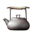 thumbnail image 2 of Tetera de cerámica, tetera de agua con mango ergonómico, tetera portátil hecha a mano, calentador de tetera para oficina, comedor, Camping, Picnic, Gloria tetera tetera, 2 of 9