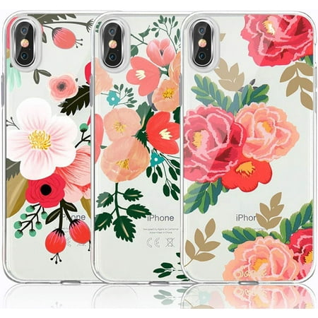 مفك براغي كهربائي ساكو Phone Case with Flowers for IPhone Xs Case, Watercolor Flowers ... coque iphone xs Frozen Anna Flowers