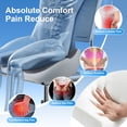 thumbnail image 6 of Seat Cushion for Office Chair, Car Seat, Memory Foam Cushion Ergonomic Seat Cushion Butt Pillow with Adjustable Strap&Washable Cover, Coccyx Cushion for Sciatica, Hip, Tailbone Pain Relief, Gray, 6 of 7