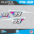 thumbnail image 3 of Kalair GFX Graphics Kit for Yamaha PW50 (All Years) Klutch Series, 3 of 5