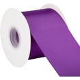 thumbnail image 4 of GFDYREE 3" Inch Double Faced Satin Ribbon Purple Solid Polyester Craft Ribbon - 25 Yards Perfect for Gift Wrapping, Crafts, Wreath, Wedding Party Ceremony Decoration, Floral Arrangement, Sew, 4 of 7