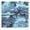 Blue Camouflage, variant on ARMYU Camo Military Bandanas Army Camouflage Headwraps Head Scarves Do-rags 100% Cotton Bandanna Face Cover (WoodlandCamouflage, Large(27"x27"))