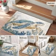 thumbnail image 5 of Rectangle Rug 2x3ft Area Rug,Summer Sea Turtle Ocean Coral Area Rugs for Living Room Bedroom,Coastal Nautical Theme Floor Mat Non-Slip Non-Shedding Carpet Indoor Accent Rugs, 5 of 9