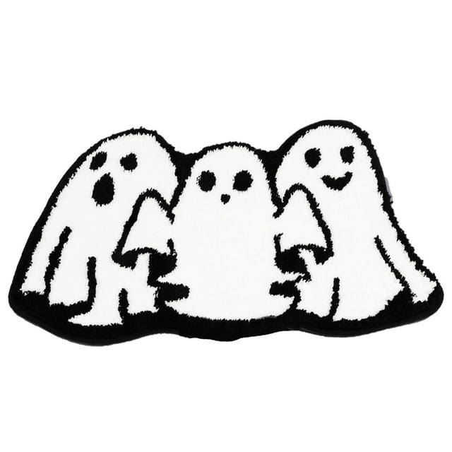 Floor Mat for Indoor Entry | Halloween Front Door Welcome Rug | Non- Soft Polyester Bath Entrance Floor Covering for Home