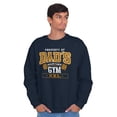 thumbnail image 4 of Dad's World Famous Gym Workout Father Men's Crewneck Sweatshirt Brisco Brands S, 4 of 6