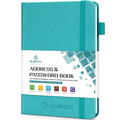 JUBTIC Address Book with Alphabetical Tabs, Telephone Book Address