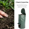 thumbnail image 3 of Heavy-Duty PE Compost Sack with Side Window - Large Size (45x80cm) for Kitchen Waste, Leaves & Weeds - Waterproof, Tear-Resistant, Foldable Storage Solution for Garden Composting & Storage, 3 of 6