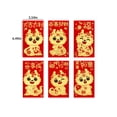 thumbnail image 2 of hengsof Enveloppes Rouges Chinoises Hong Bao Enveloppes Chanceuses Chinoises Enveloppes d'Argent Porte-Bonheur Enveloppes pour Nouvel An Chinois le Festival du Printemps Fournitures de Fête de Mariage, 2 of 6