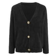 thumbnail image 3 of Cardigan Sweaters for Women 2025 Casual Button Long Sleeve V-Neck Sweater Jacket Coat Womens Cardigan Sweaters, 3 of 6