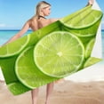 thumbnail image 4 of Kezqiaxn Summer Fruit Beach Towels 70x140cm Microfiber Lemon Beach Towel Super Lightweight Bath Towel Sandproof Beach Blanket Multi-Purpose Towel for Swimming Yoga Camping Pool, 4 of 9