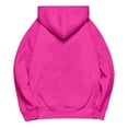 thumbnail image 7 of Hoodie Women Oversized Womens Sweatshirt Casual Lightweight Daily Cropped Women's Pullover Solid Color Raglan Sleeve Comfortable Warm Hooded Jacket For Everyday Wear, 7 of 7