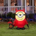 thumbnail image 3 of Gemmy Airblown Inflatable Minion Stuart in Devil Costume, 3 of 4