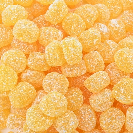 Candy Retailer Gummy Sour Buttons Candy (1 Lb, Peach)