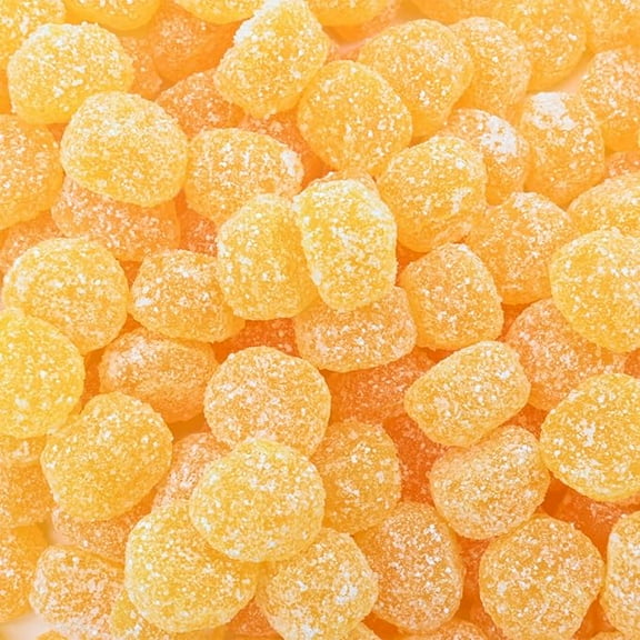 Candy Retailer Gummy Sour Buttons Candy (1 Lb, Peach)