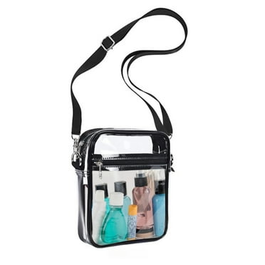 Transparent PVC shoulder crossbody bag travel shopping bag stadium beach bag storage bag wallet bag