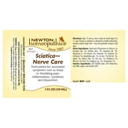 NEWTON HOMEOPAT - Sciatica & Nerve Care Homeopathic Remedy 1OZ ( Pack of 1)