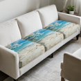 thumbnail image 3 of COEQINE Sofa Cover Non-Slip Couch Cushion Cover 3 Pieces Dog Couch Slipcover Universal Armchair Cushion Slipcover Home Decoration for Kids, Pets, Dogs, Coastal Floral Beach, 3 of 8