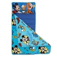 thumbnail image 2 of Disney Mickey Mouse Funhouse Crew Blue Toddler Nap Mat, Preschool Boy, Polyester, 2 of 7