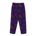 thumbnail image 5 of Naloa Colorful Snake Print Women’s Ultra-Soft Comfy Pajama Lounge Pants with Pockets & Drawstring, 5 of 8