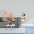thumbnail image 2 of Arte Mural Tejido En Ratán Y Escultura De Astronauta, Estatua Decorativa Para Salón De Té, Pasillo, Dormitorio, Porche, Cafetería Y Centro De Mesa De Chimenea., 2 of 8