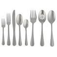 thumbnail image 2 of Gibson Home Sinta 87-Piece Stainless Steel Flatware Set with Bead Border Design – Service for 12 Plus Serving Utensils, Polished Silverware, Dishwasher Safe, 2 of 9