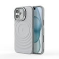 thumbnail image 2 of Strong Magnetic for iPhone 16 Case, Military Grade Drop Protection, Compatible with MagSafe, Built-in Camera Cover Kickstand, Matte Slim Phone Cover for iPhone 16, Gray, 2 of 4