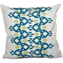 Simply Daisy 16" x 16" Boho Chic Geometric Outdoor Pillow, Green