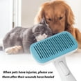 thumbnail image 2 of Pluokvzr Pet Massage Brush Self Cleaning Slicker Dog Cat Grooming Puppy Pet Supplies Dog Brush Cat Nail Clipper Pet Grooming Brush for Dogs and Cats with Short to Long Hair, 2 of 7