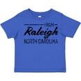 thumbnail image 3 of Inktastic From Raleigh North Carolina in Black Distressed Text Boys or Girls Toddler T-Shirt, 3 of 5