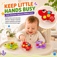 thumbnail image 3 of Dimoarch Baby Toys for 6-12 Months, 3Pcs Suction Cup Spinner Toys for Babies, Sensory Bath Toys for Toddlers 1-3, Infant Suction Toys for High Chair Bathtub Window, 3 of 9