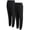 Black/Black, variant on Southpole Boys Sweatpants - Soft Fleece Athletic Joggers for Boys with Drawstring Waistband 2 Pack
