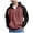 Brick Red, variant on Men's Quarter Zip Hoodies Zip Up Hoodie Long Sleeve Fleece Lined Sweatshirt Solid Casual Fall Pullover with Pocket(S,Watermelon Red)