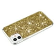thumbnail image 3 of for iPhone 11 Glitter Case, Cute Bling Sparkle Shiny Slim Soft Silicone Reflective Clear TPU Bumper Women Girls Shockproof Protective Phone Case for iPhone 11, Gold, 3 of 6