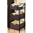 thumbnail image 4 of 7 Pack Decorative & Durable Woven Fabric Storage Baskets, Shelf & Closet Organization - Brown, 4 of 7