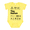 Butter, variant on Organic Cotton ‘Tiny Human’ Funny Girls or Boys Baby Bodysuit for Newborn Baby Gift