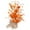 Orange, variant on Thanksgiving Pumpkin Artificial Flower Arrangement, Fall Maple Leaves Faux Flower Centerpieces for Tables, Harvest Faux Bouquet Fall Party Supplies for Fall Home Indoor Decor