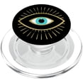 thumbnail image 1 of PopSockets PopGrip para MagSafe Evil Eye, amarillo y negro, 1 of 5