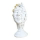 thumbnail image 3 of Figura de rostro humano, estatua, decoración del hogar, adorno creativo de mesa abstracto Blanco, 3 of 9