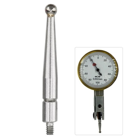 

Agatige Tungsten Steel/Ruby Head Dovetail Rails Dial Gauge Needle M1.4 Indicator Probe Dial Indicator Probe Dial Needle