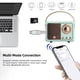 thumbnail image 2 of Baolira Altavoz Bluetooth retro vintage mini altavoz inalámbrico, altavoz azul con sonido estéreo nítido, graves ricos, altavoz portátil retro para iPhone, dispositivos Android y tableta (azul), 2 of 5