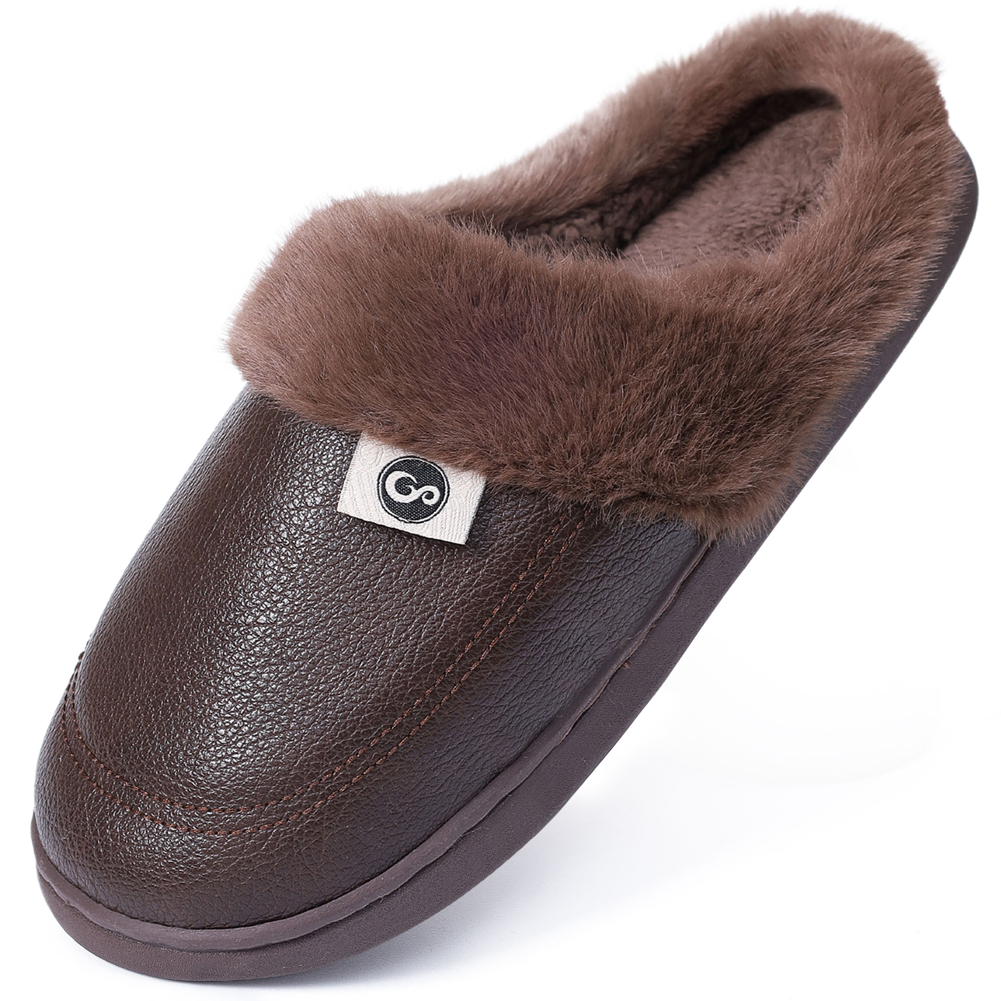 Ecetana Men's Warm Fuzzy House Slippers photo 1