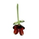 thumbnail image 4 of Mini flor de cristal, figura floral, adorno de flor artificial para mujeres, niñas y mamás. Rojo, 4 of 9